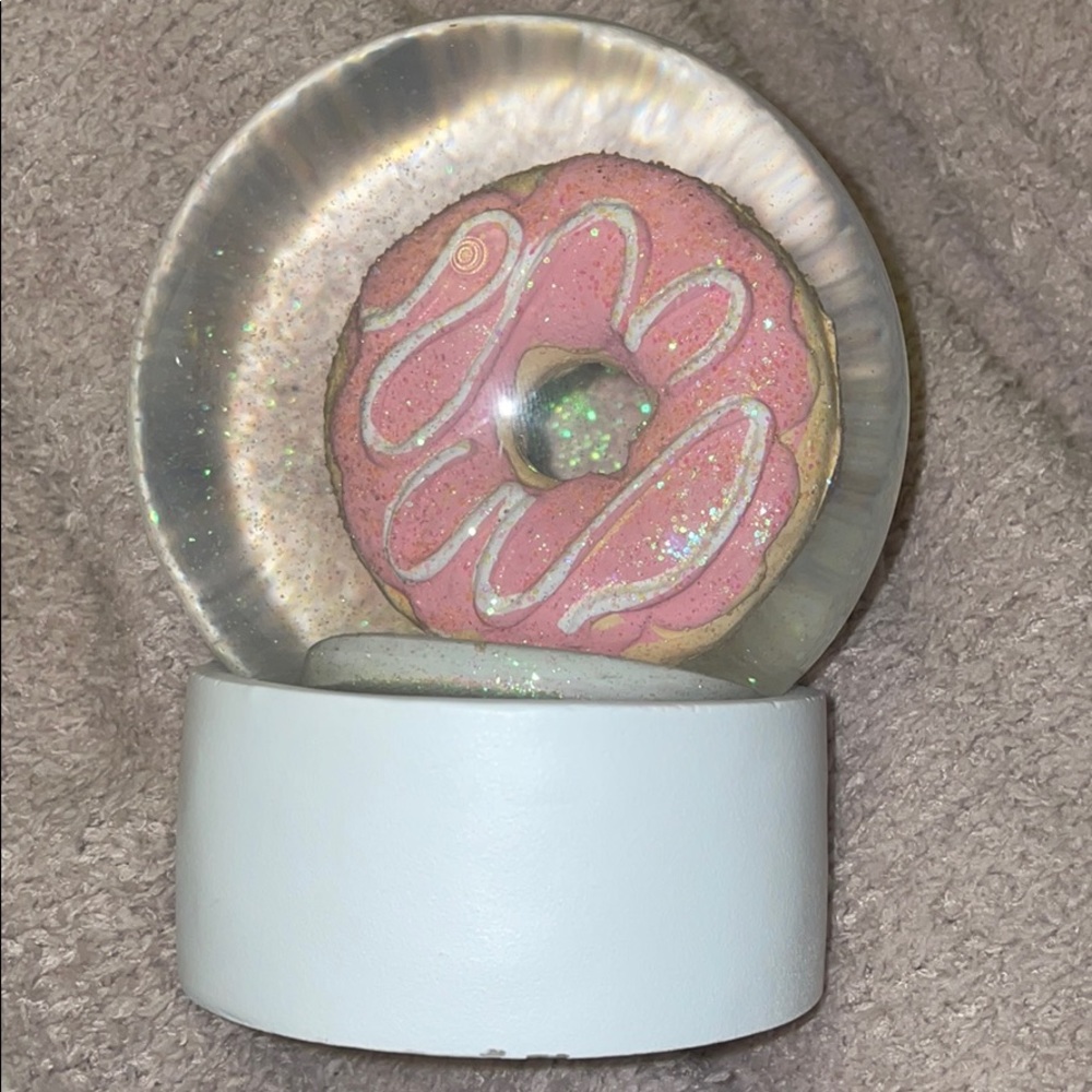 Donut snow globe